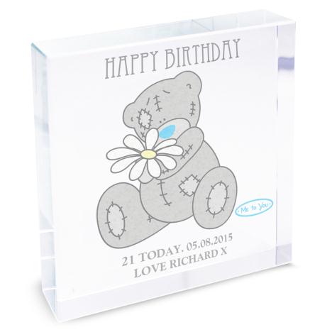 Personalised Me To You Bear Daisy Large Crystal Token £19.99